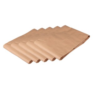 5 Windhager Papier-Abfallsäcke, 110 l, aus robustem Kraftpapier für Garten- und Werkstattabfälle.