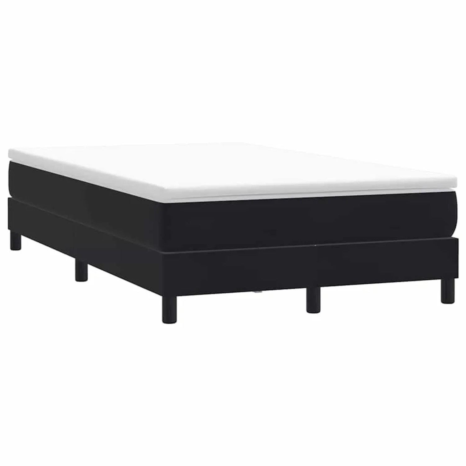 vidaXL Boxspringbett ohne Matratze Schwarz 120x220 cm Samt 3315869 günstig online kaufen