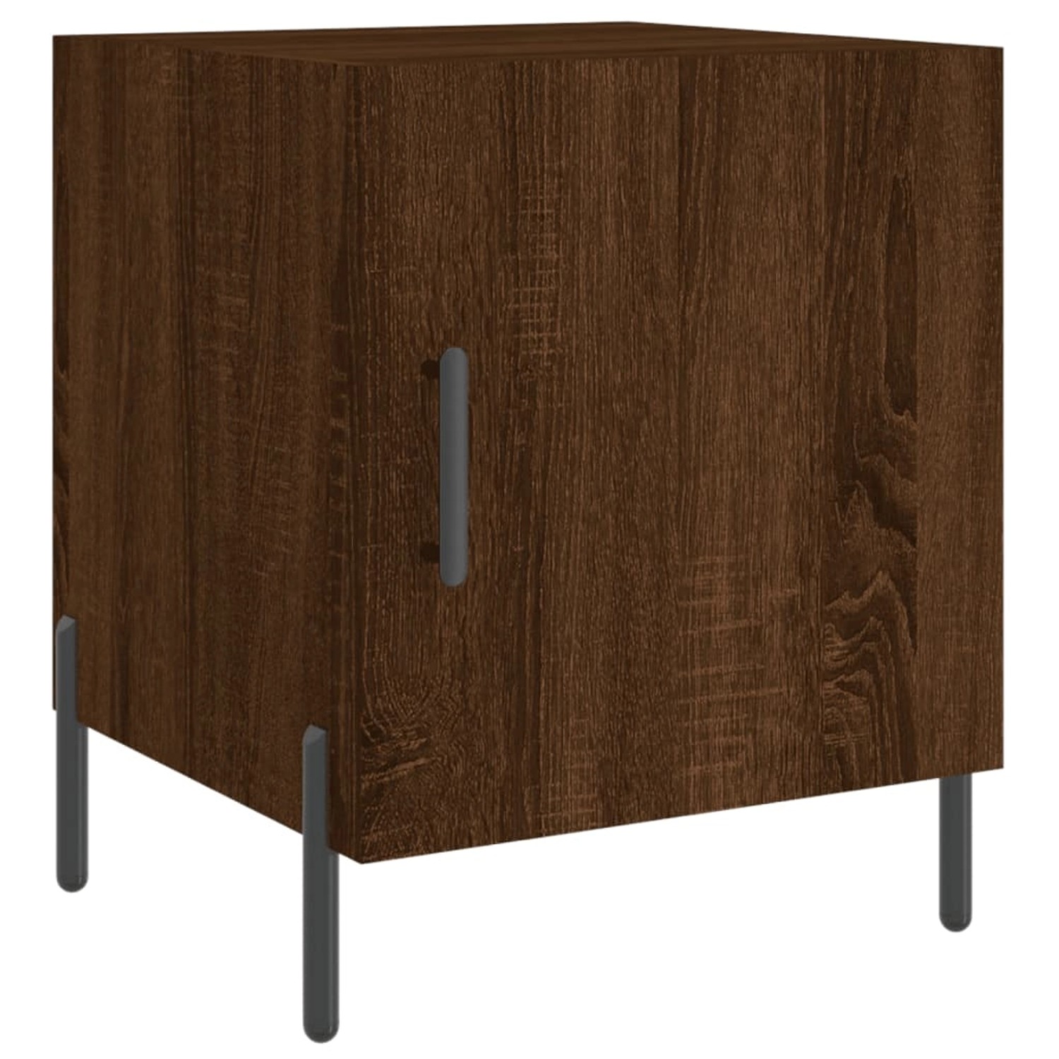 vidaXL Nachttisch Braun Eichen-Optik 40x40x50 cm Holzwerkstoff Modell 3 günstig online kaufen