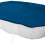 Steinbach Sommerabdeckplane für Ovalbecken (730x370 cm) auf Pool, blau.
