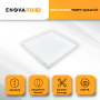 ENOVALITE LED Aufbaupanel 60x60cm, neutralweiß, blendfrei. Ultraflache Deckenleuchte für Büro und Wohnraum.