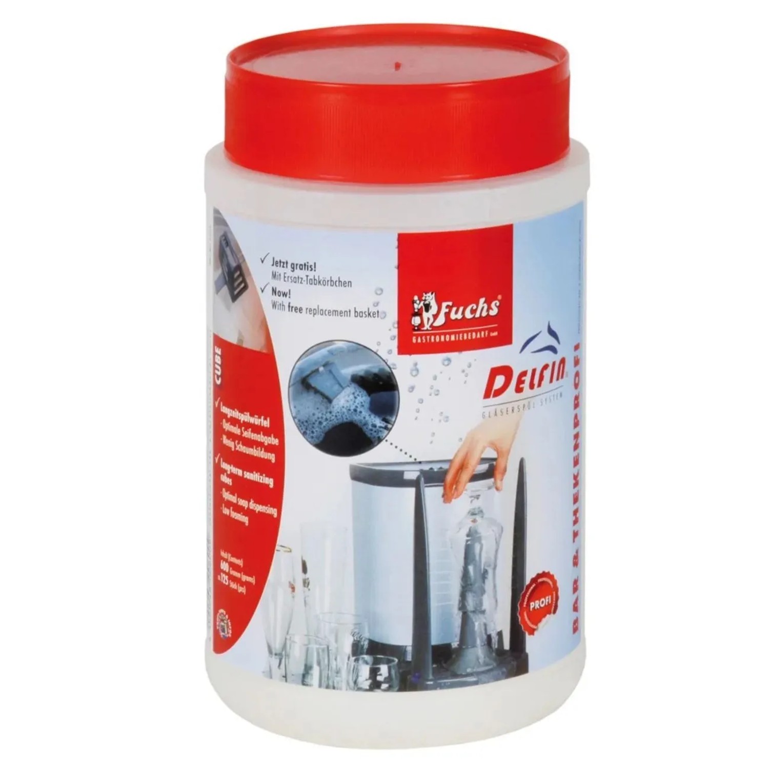 Ich-Zapfe Spültabs Gläserspültabletten Spülwürfel für Delfin Gläserspüler Ts 600 g