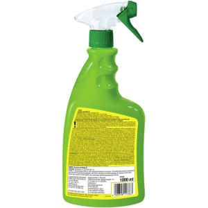 Compo Vorox Grünvernichter für Terrassen und Wege, 1000 ml Flasche.