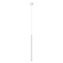 Moderne, weiße Sollux Lighting Pendelleuchte Arche 1. Elegante Lampe für Wohnzimmer, Esszimmer oder Küche.