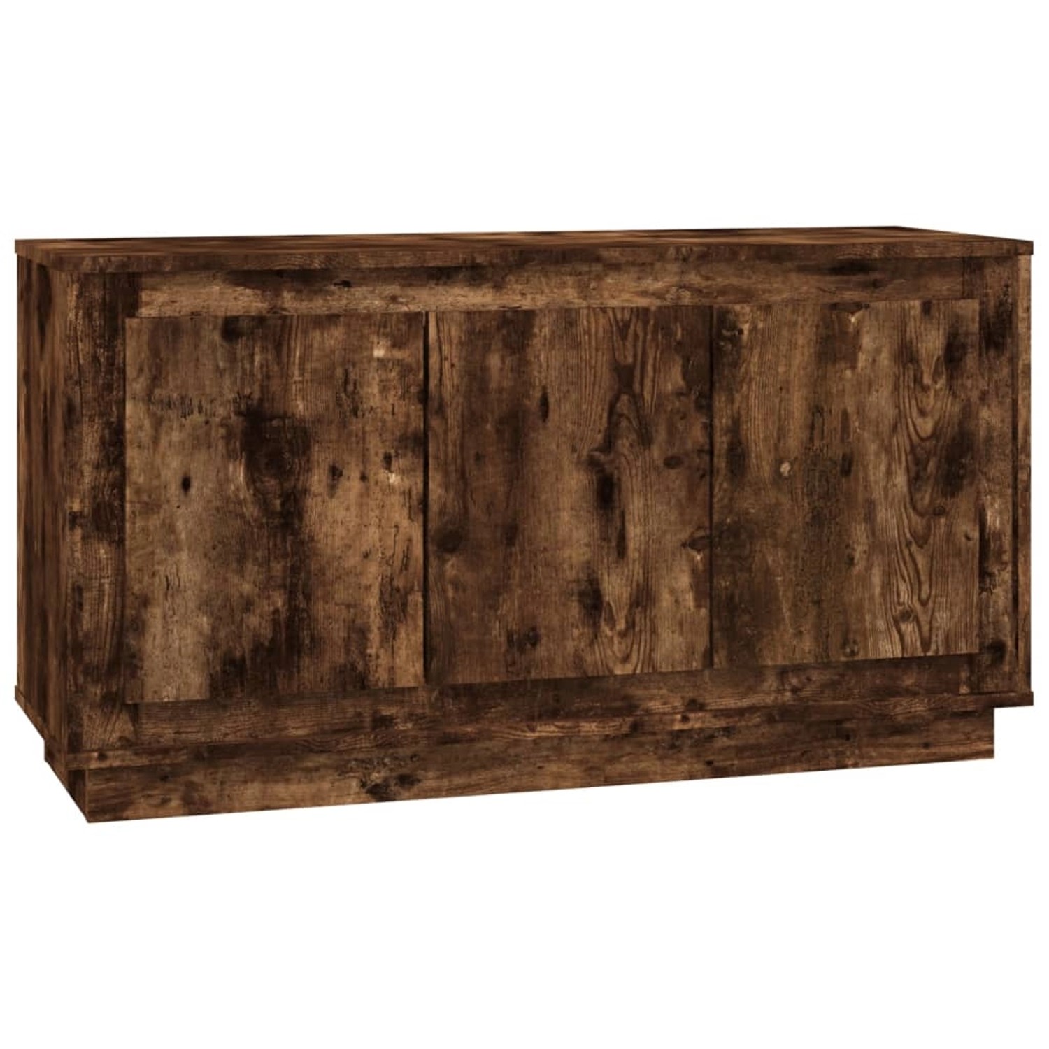 vidaXL Sideboard Räuchereiche 102x35x55 cm Holzwerkstoff 831890