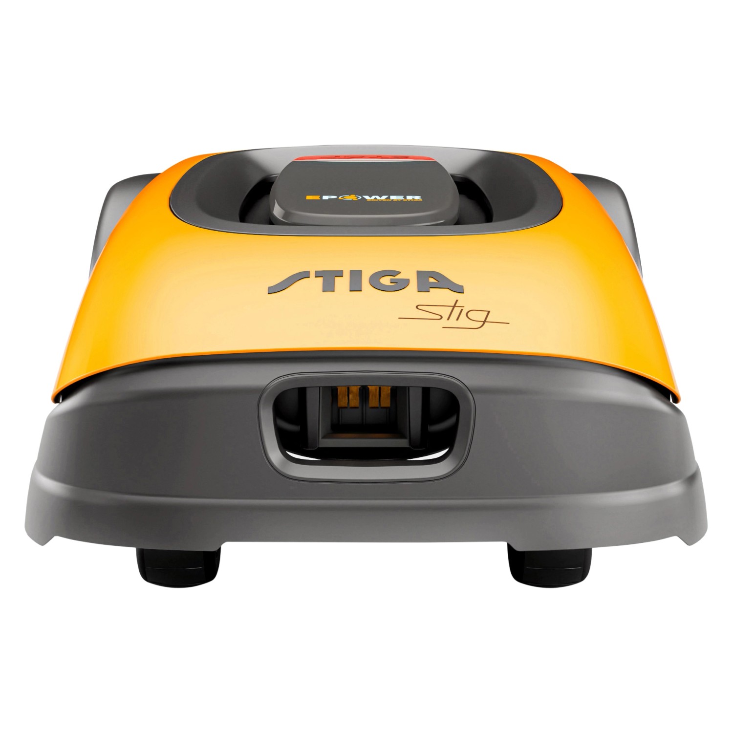 Stiga G 300 Mähroboter: Kompakter Rasenroboter in Gelb/Grau für Flächen bis 300 m².