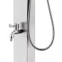 vidaXL Gartendusche 220 cm Edelstahl 315939_9