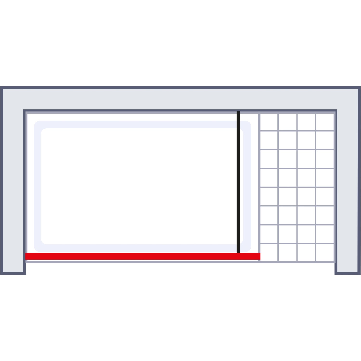 Schulte Walk In Dusche 200x100cm, Chromoptik, klares Glas. Barrierefreier Duschbereich.