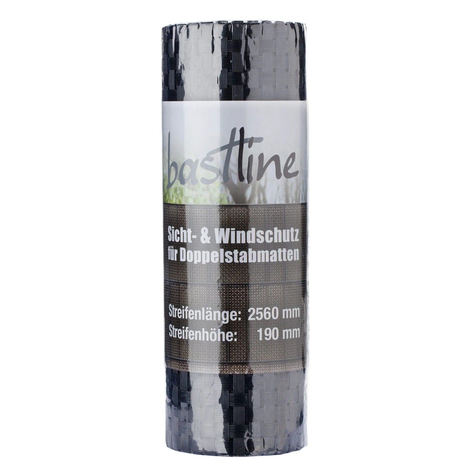 Deutsche Zauntechnik Sichtschutzstreifen Bastline 10 m x 2,56 m Anthrazit