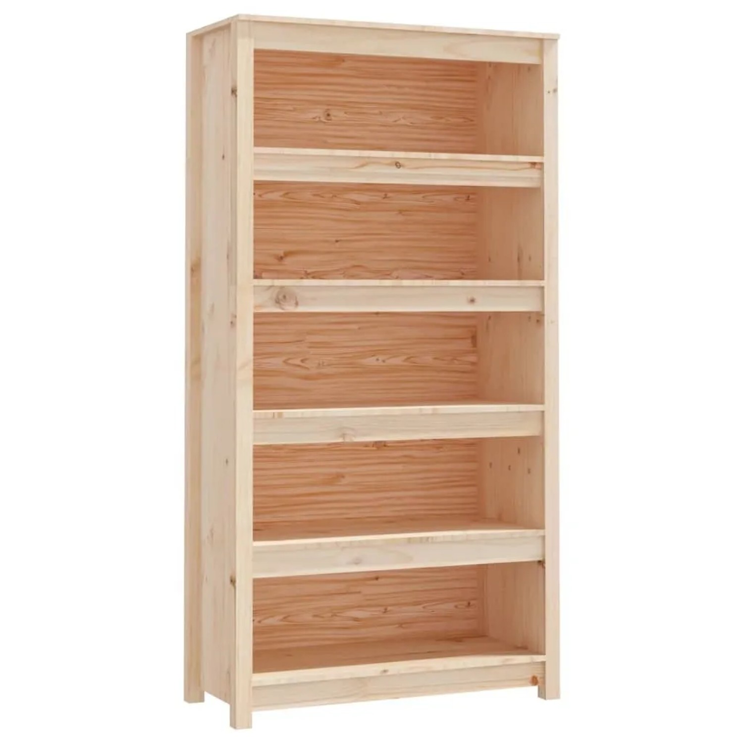 vidaXL Bücherregal 80x35x154 cm Massivholz Kiefer 821689