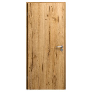 Zimmertür Risseiche, 86x198,5 cm, Anschlag links, Dekorfolie mit Holzstruktur.