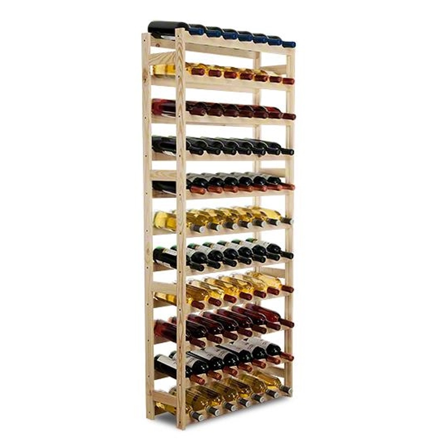 PROREGAL Weinregal Pinotwine HxBxT 166 x 72 x 25 cm 77 Flaschen Massives Ki günstig online kaufen