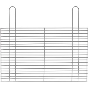 Rechteckiger Grillrost aus Edelstahl, 40x67cm, für Gas-, Holzkohle- oder Elektrogrills.