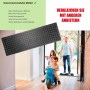 Dunkelgraue Gummi Stufenmatte mit Wild Design Textur für sichere Treppen. Ideal für den Eingangsbereich.