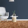 Wohnraum mit Primaflor PVC Bodenbelag Turin in Naturholz Optik.