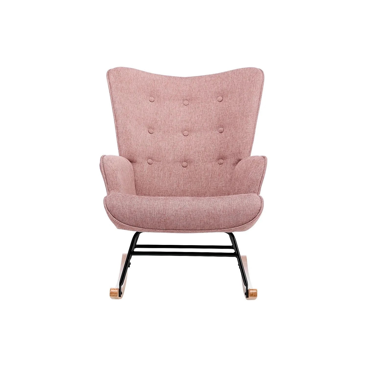 Vente-unique Sessel Mit Gerader Rückenlehne Elmina Rosa 86 cm