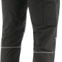 Schwarze Cat Bundhose Trade Pockets 32x30 für Herren, mit Taschen und reflektierenden Details.