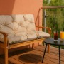 Setgarden Light Outdoor Kissen Bankauflage 100x50x40cm Kissen Für 2-Sitzer Bänke 1tlg Beige_5