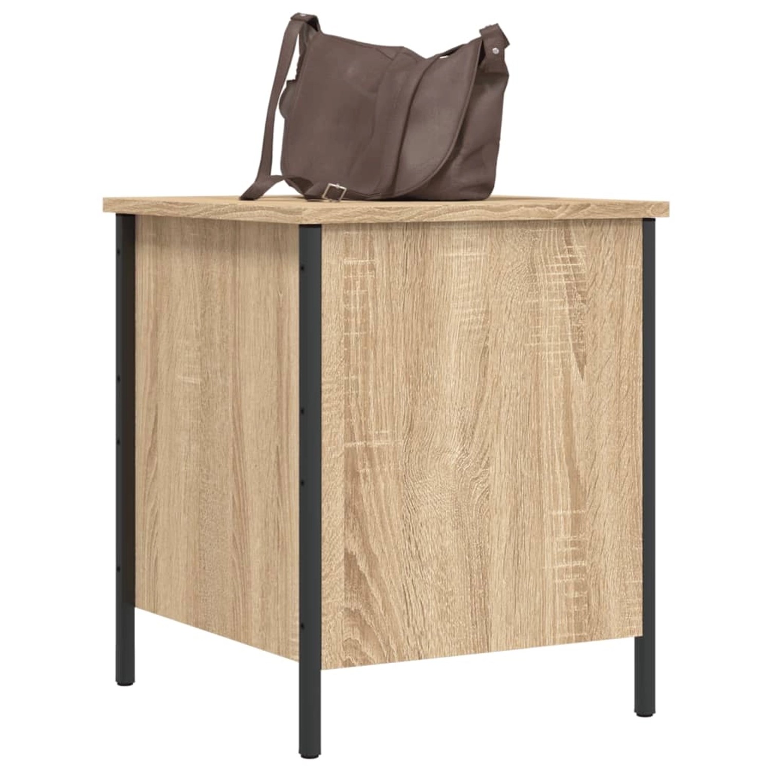 vidaXL Sitzbank mit Stauraum Sonoma-Eiche 40x42,5x50 cm Holzwerkstoff