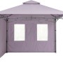 Tepro Seitenteil-Set Lehua/Waya Lavendel, 2-teilig: 1 geschlossen, 1 mit 2 Fenstern, für Pavillon.