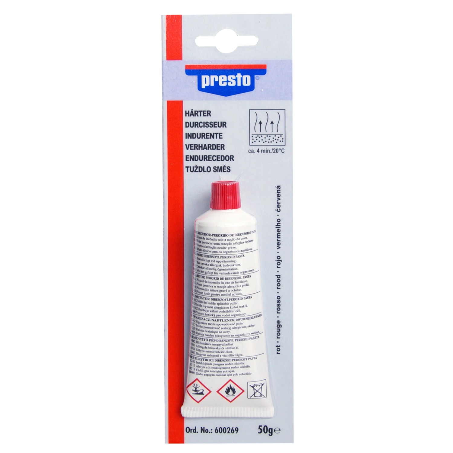 Presto Härter Rot 50 g