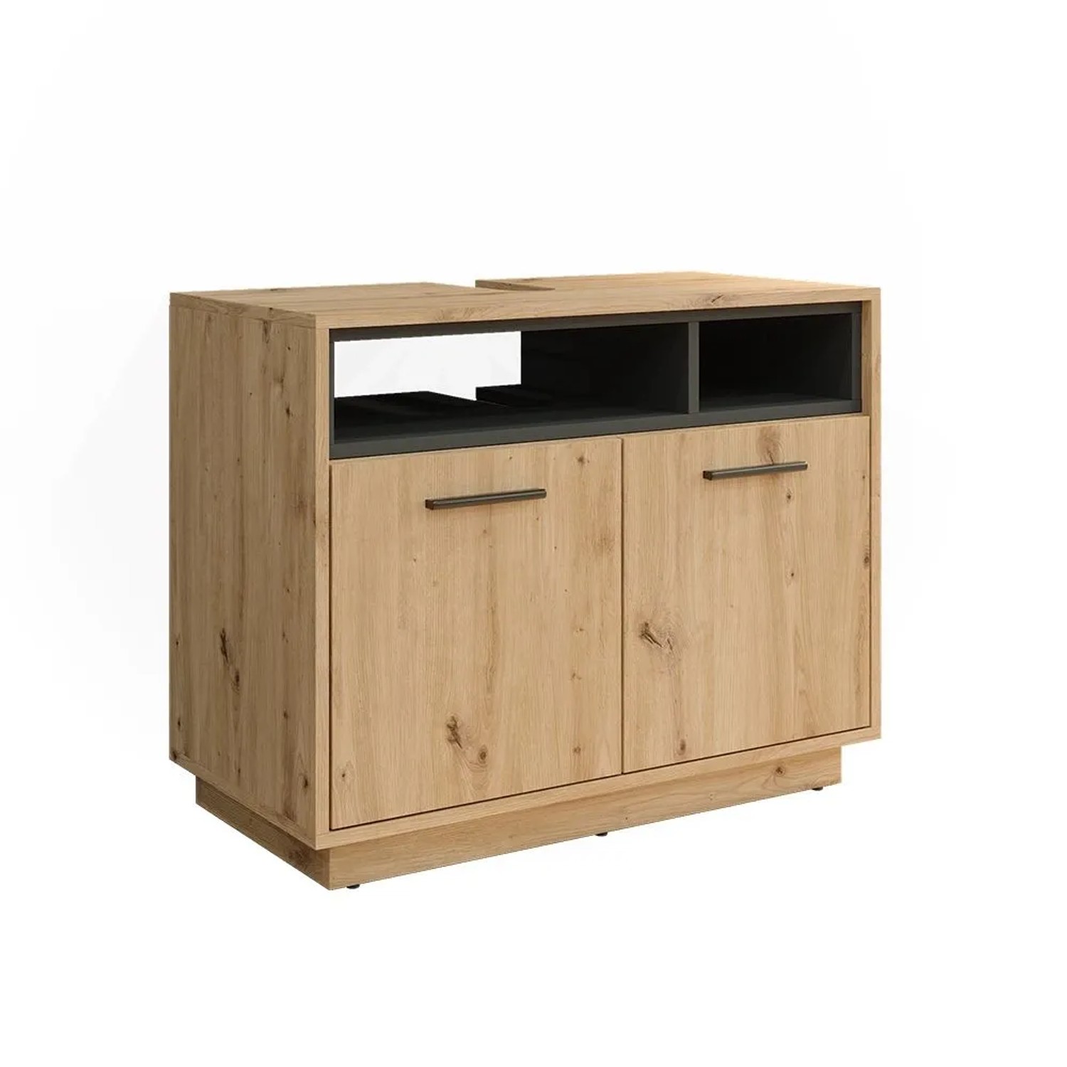 Vicco Waschbeckenunterschrank Beatrice Artisan Eiche Anthrazit 80 x 64