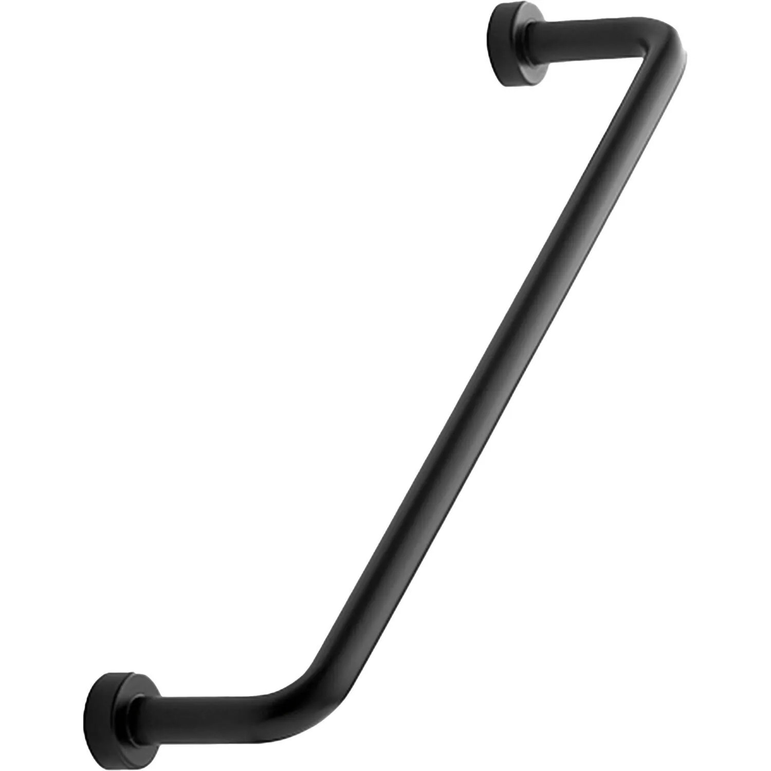 Furnipart Möbelgriff Lounge ø 7 mm La 160 mm Breite 174 mm Zinkdruckguss Schwarz Matt