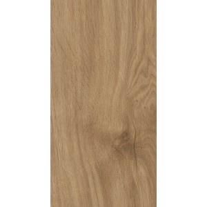 Laminatboden ExcellCredenza Oak: Detailaufnahme einer einzelnen Diele mit Holzstruktur und Fugen.