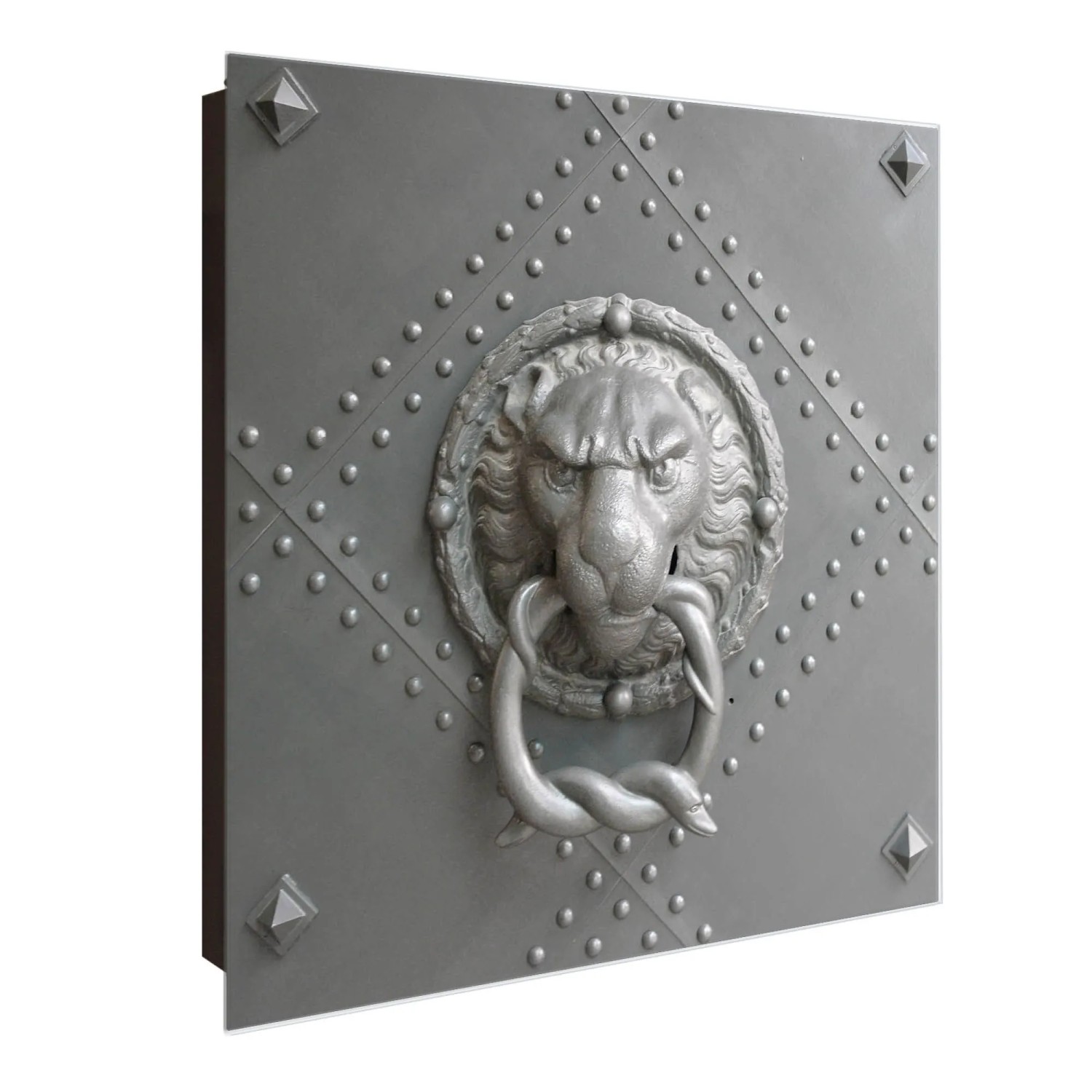 Banjado Großer Schlüsselkasten Glas 30x30cm Schwarz Scharnier Links 50 Hake günstig online kaufen