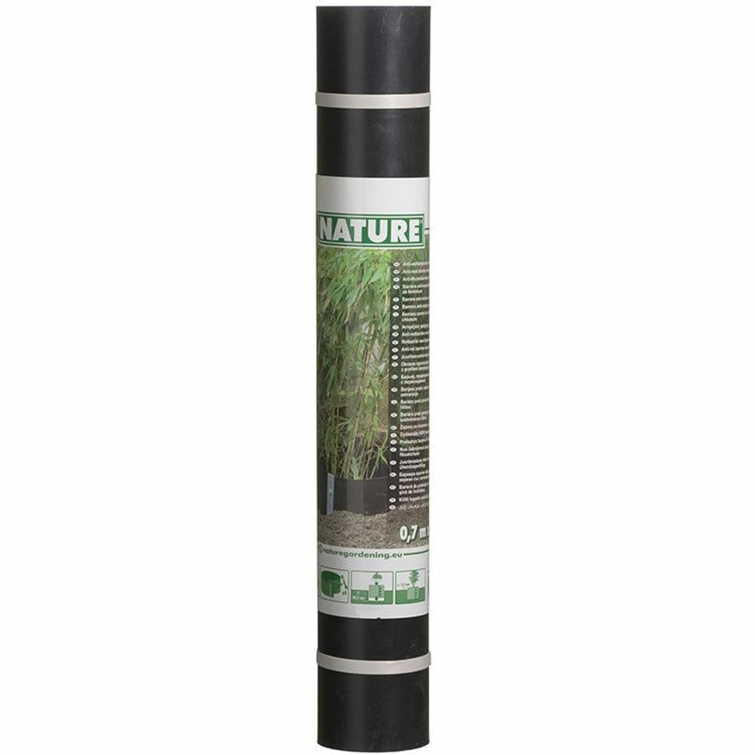 Thumbnail - Nature Wurzelbarriere Bogen 07 X 5 M Hdpe Schwarz 6030227 652500