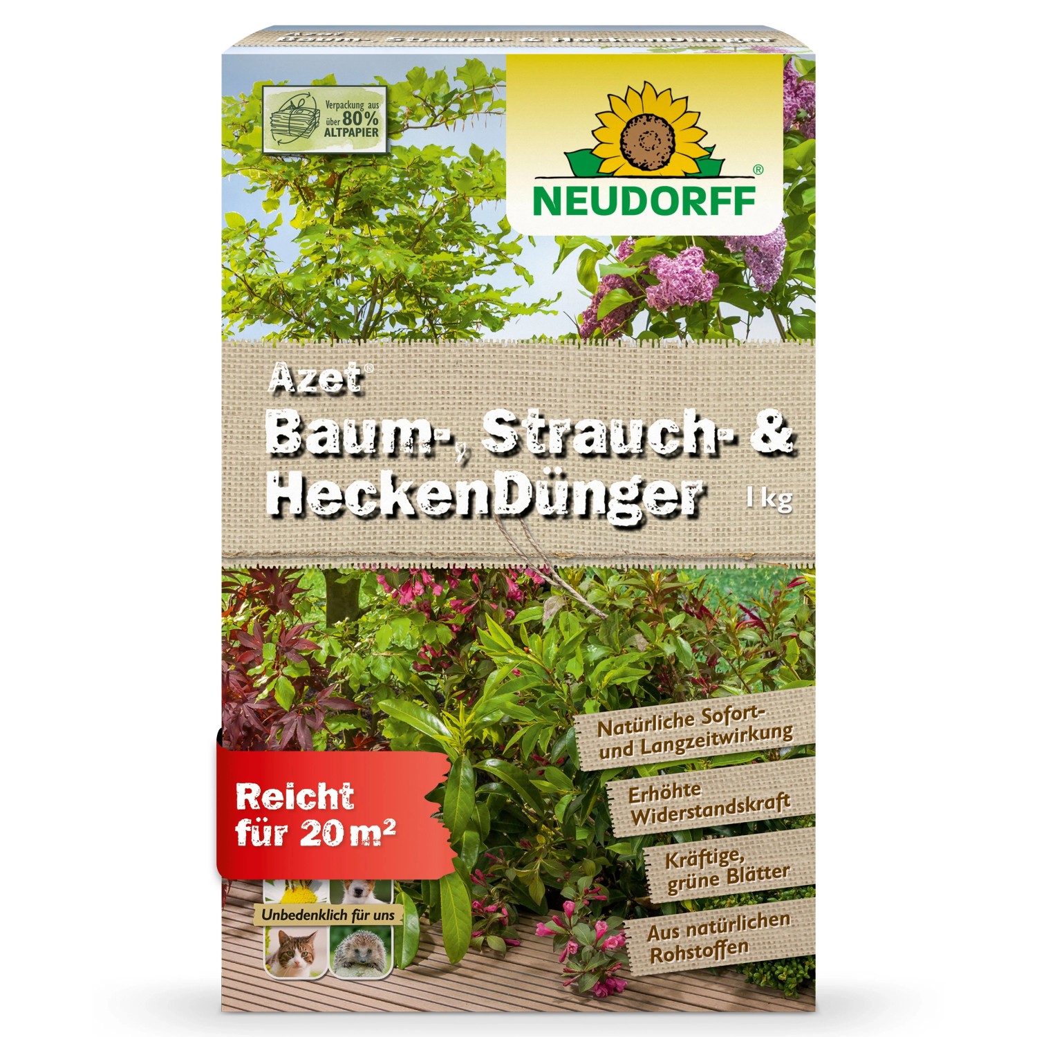 Neudorff Azet Baum-, Strauch- und Hecken-Dünger 1 kg