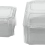 Eurobox-System Einsatzkästen, transparent, verschiedene Größen für 60x40 cm Boxen.