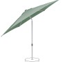 Suncomfort Marktschirm Green mit Neigungsfunktion für flexiblen Sonnenschutz.