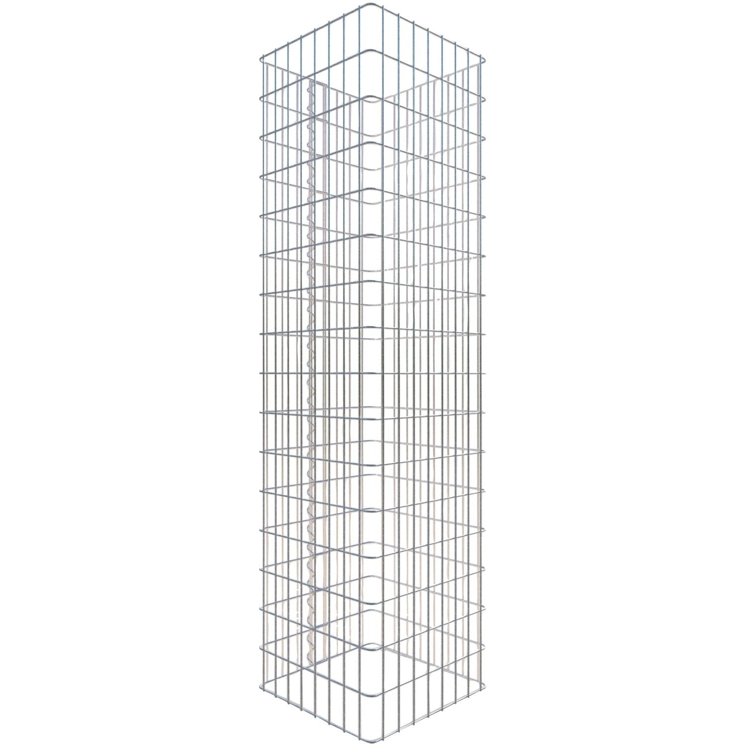 Gabiona Gabionen-Säule eckig 160 x 42 x 42 cm Maschenw 5 x 10 cm