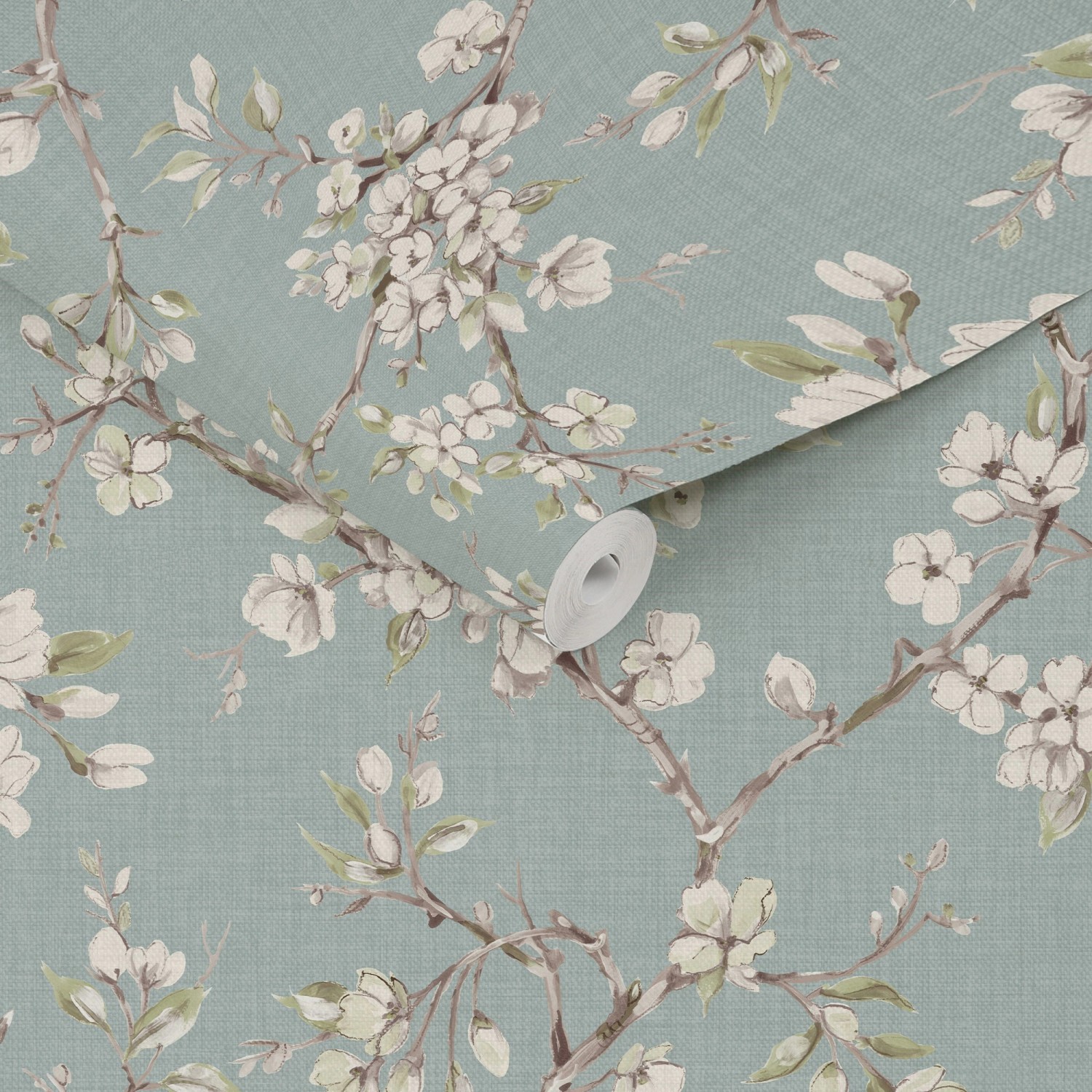 Boutique Vliestapete Eliza Duck Egg 10,05 x 0,52 m