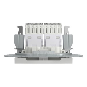 Schneider Electric ASFORA RJ45 Kat. 6e UTP 2-Fach ICD UP Weiss EPH4870121D