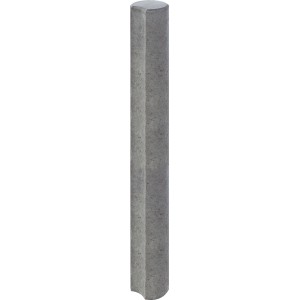 Diephaus Verbundpalisade in Grau, 200 cm hoch, Durchmesser 20 cm, zur Beet- und Garteneinfassung.