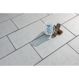 Diephaus Terrassenplatte Rustic Quarz, 60x40 cm, kugelgestrahlte Oberfläche, Gehwegplatte.