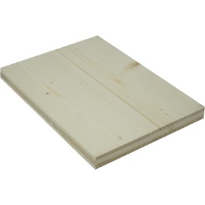 Dreischichtplatte Fichte, 250x205x1,9 cm, für Möbelbau & Regalböden. Geschliffene Oberfläche.