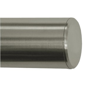 Treba Endkappe E48, flach, Edelstahl V2A für Handläufe.