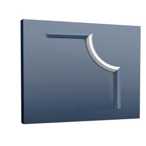 ORAC DECOR PX103A Eckelement für Wand- und Friesleisten, weiß, 19x3,5x1,2cm.