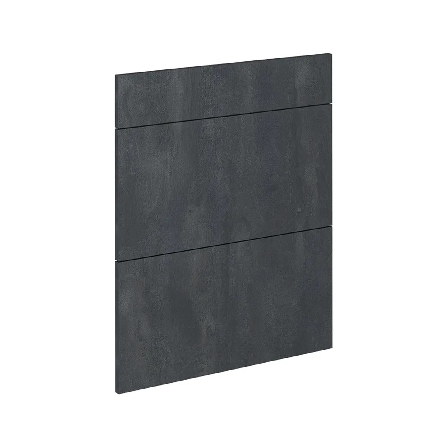 Vicco Küchenfront R-Line Schwarz Beton 60 x 70 Möbelfront für den Schubladenunterschrank Art Nr 42834