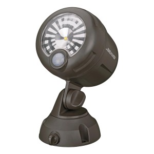 Mr. Beams LED-Außenwandleuchte MB360XT braun mit Bewegungsmelder.