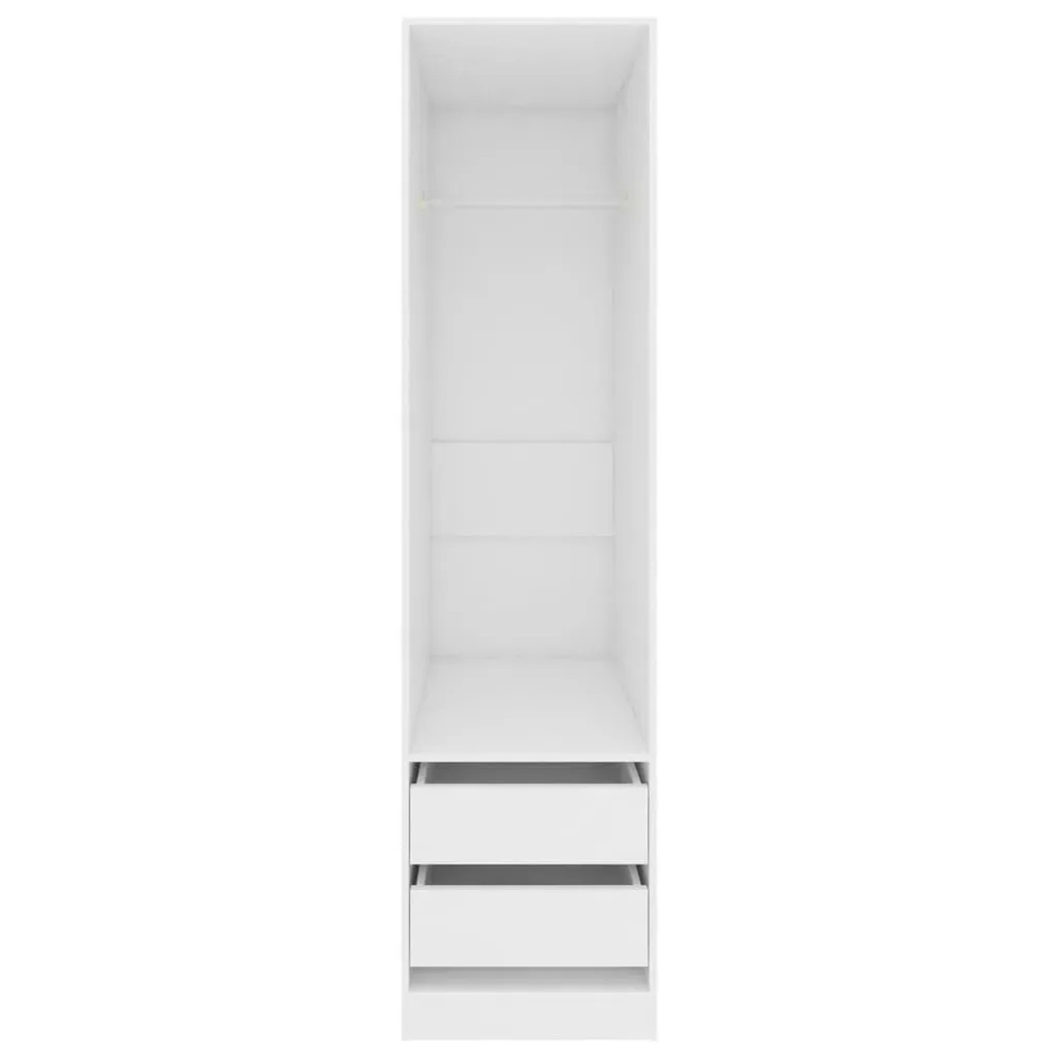 BDW, Kleiderschrank Mit 3 Schubladen, 50×180,5×40 Produktbild-Vorschau 3