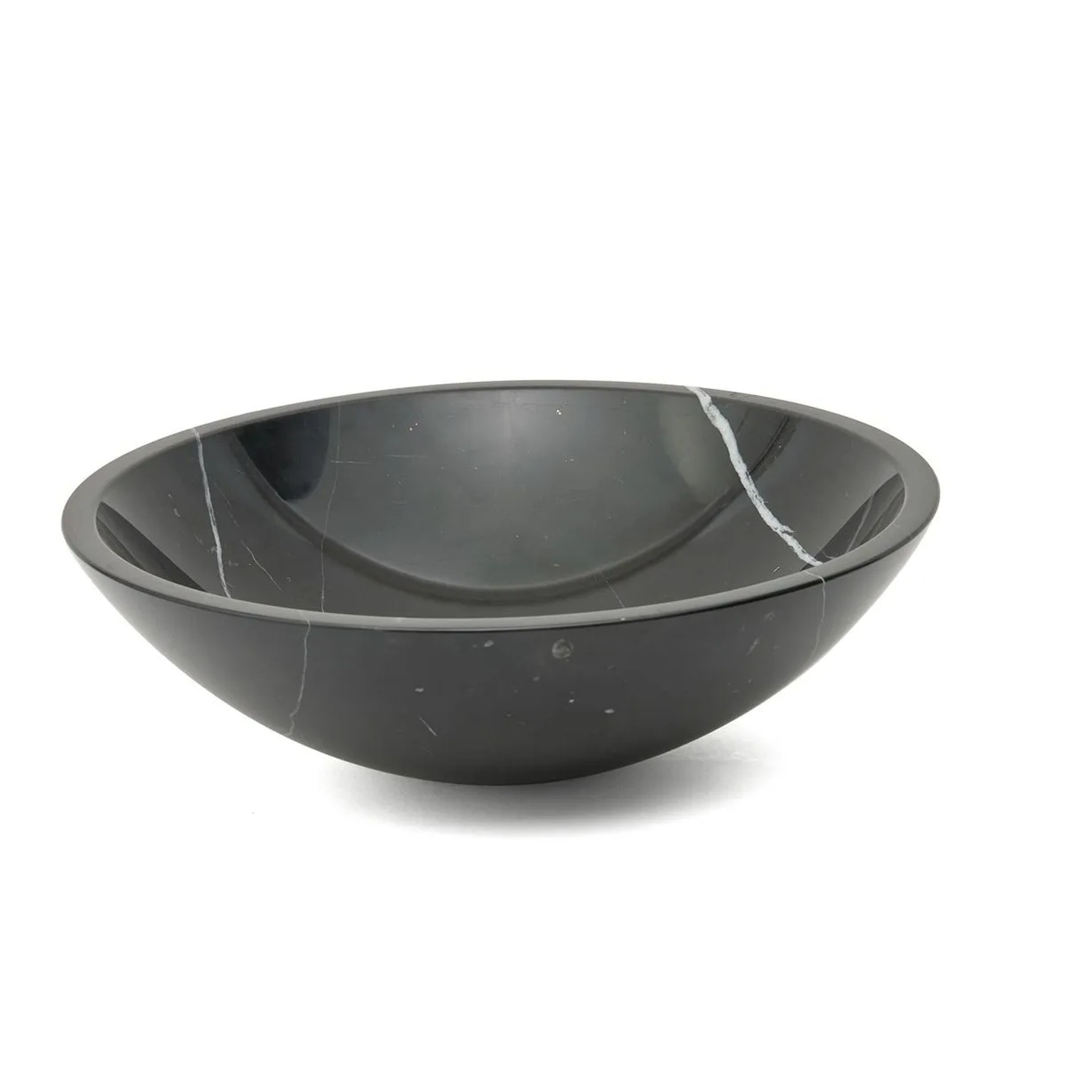 Swiss Aqua Technologies Aufsatzwaschbecken Waschschale Schwarzer Marmor 43 x 43CM