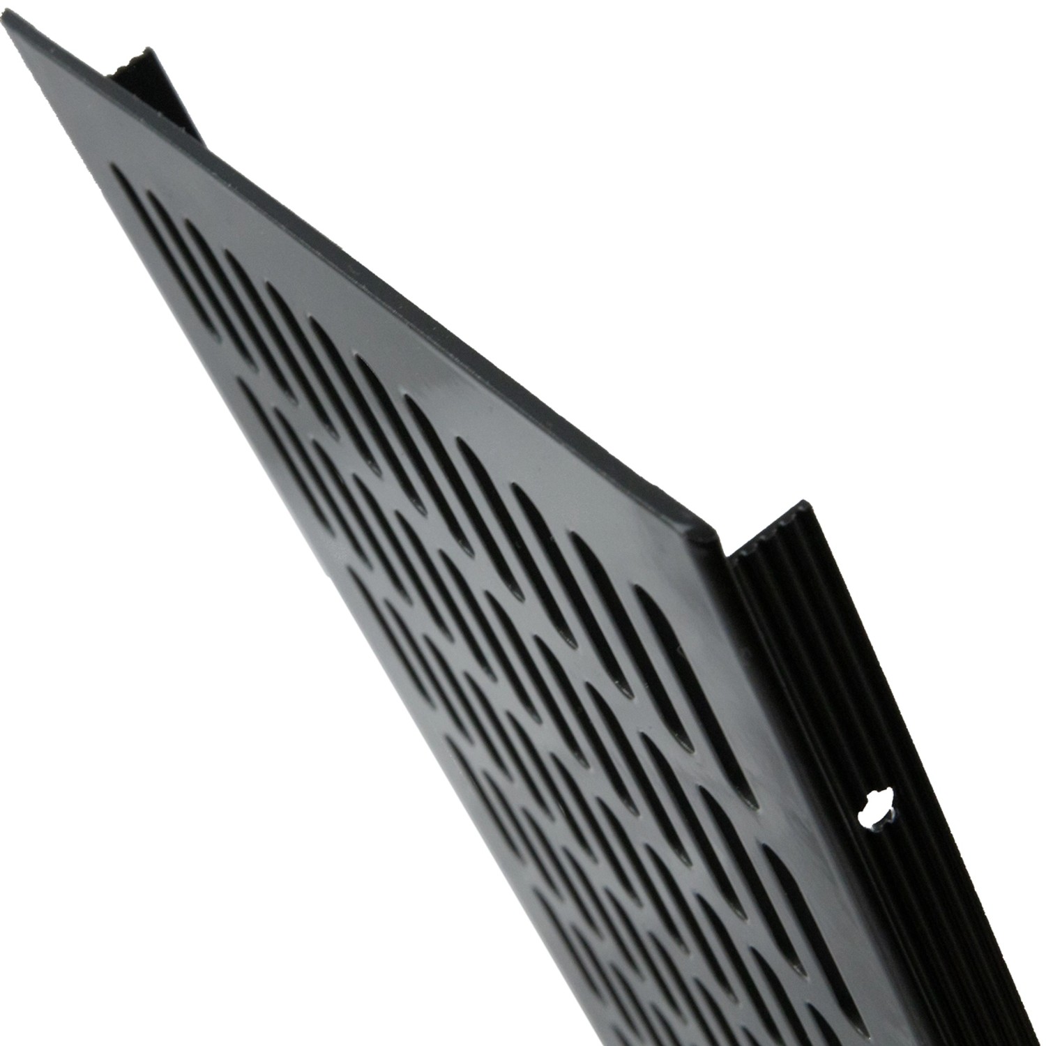 Anthrazitfarbenes Lüftungsgitter aus Aluminium, 150x600mm, für optimale Luftzirkulation.