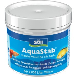 Söll AquaStab 50g, Wasseraufbereiter für Aquarien zur Stabilisierung des Wassers.