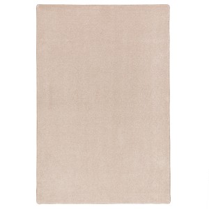Hochflor Teppich „Touch Natur“, 100x300 cm, Velours-Optik, geeignet für Fußbodenheizung.