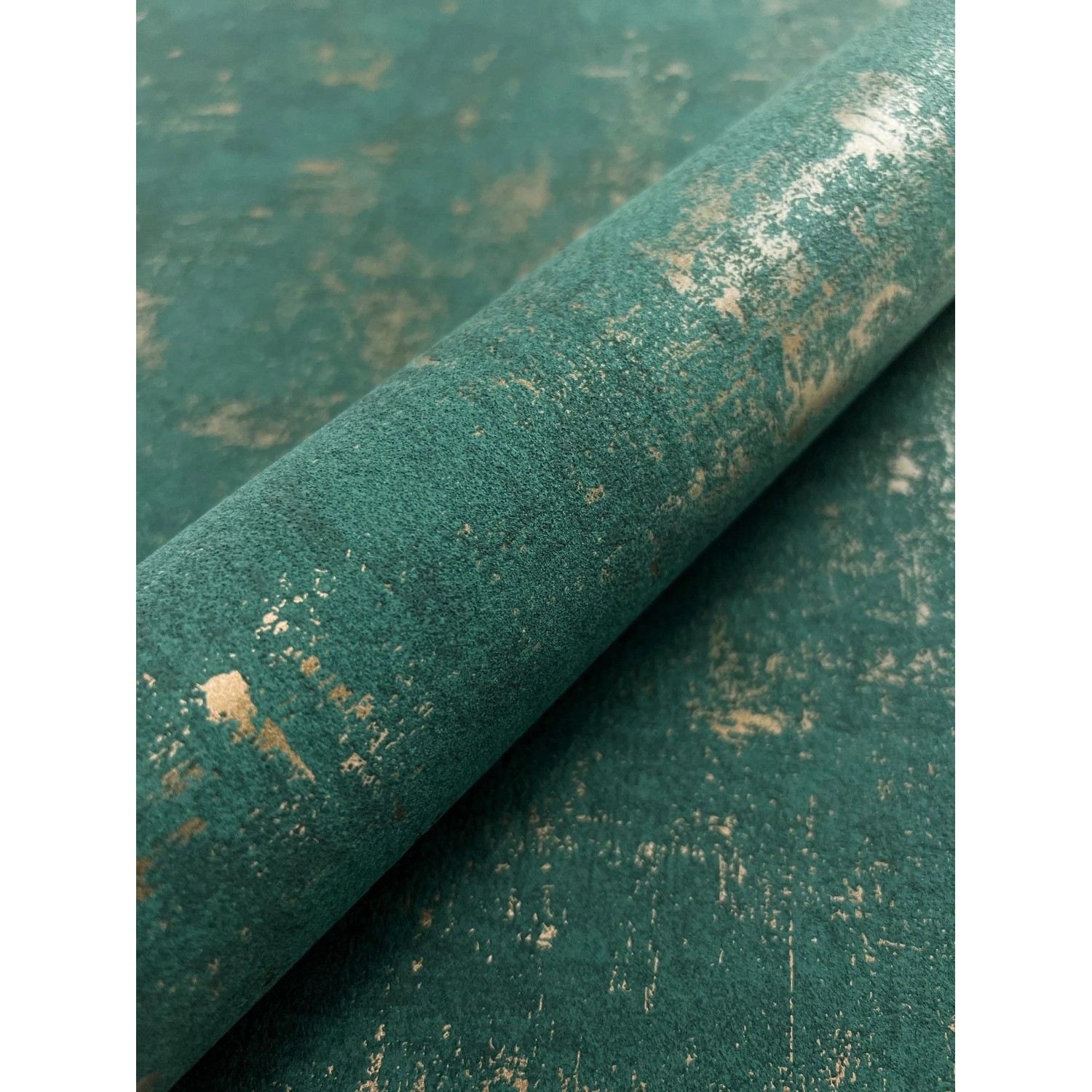 Newroom Vliestapete Kiba Dark Green Beton Modern FSC®