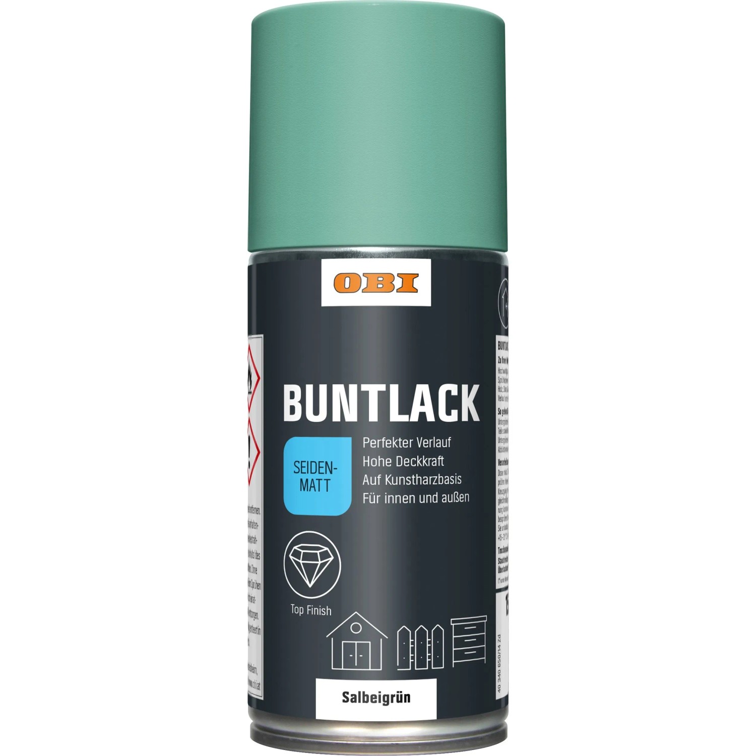 OBI Buntlack Spray LH Salbeigrün seidenmatt 150 ml